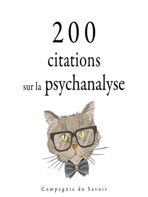 cover image of 200 citations sur la psychanalyse
